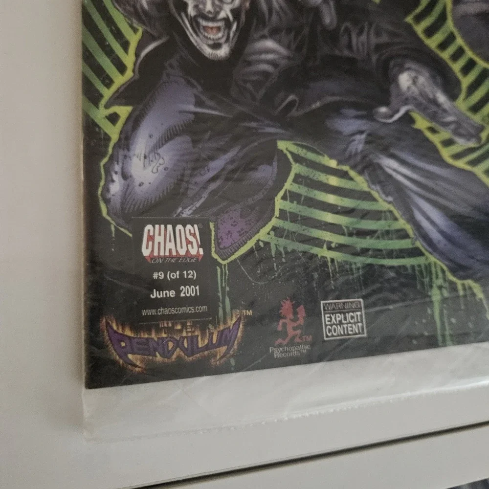 Insane Clown Posse - Pendulum June 2001 #9 Chaos Comic! Cd Included ICP Juggalo